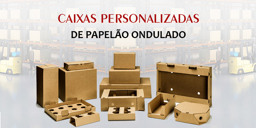 caixas de papelão personalizadas